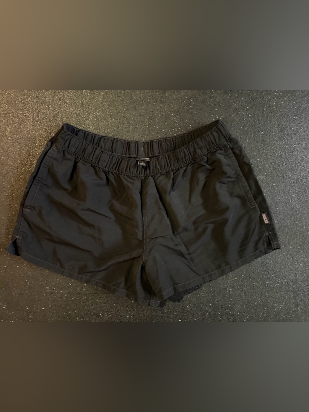 Patagonia Black Women's Athletic Shorts with Elastic Waist
